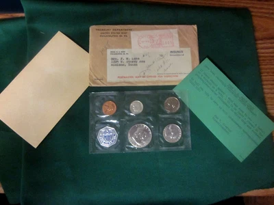 1958 Silver Proof U.S. Mint Set w/OGP & Cello Sealed Coins. - Image 1 of 2