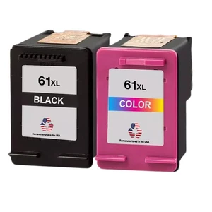 Compatible Ink Cartridges for HP 61XL Black & Color Variation-USA - Picture 1 of 8