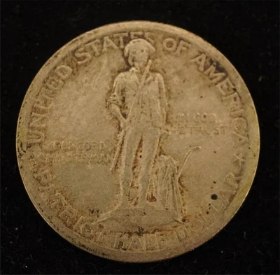 1925 Lexington Concord Commemorative Half Dollar- Free Shipping USA - Image 1 of 3