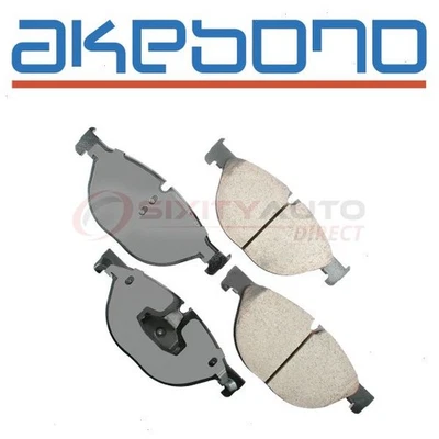 Akebono EURO Front Disc Brake Pad Set for 2013-2017 BMW 650i Gran Coupe - wa Foto 1 de 4