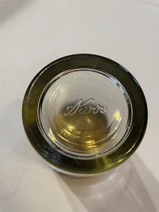 Vintage Kerr Marmeladenglas Glas mit Zinndeckel Bauernhaus Dekor 4" - Bild 1 von 4