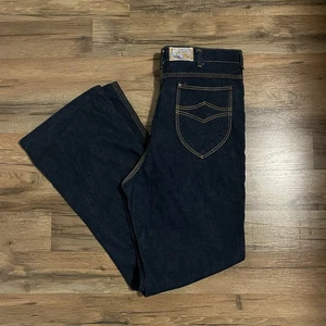 Vintage 70er 80er Wrangler Rapid Transit Jeans 32x34 Old Stock Blue Flare - Bild 1 von 15