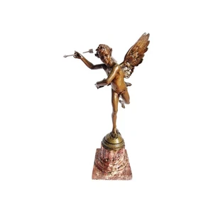 Bronze Skulptur Statue Antik Signiert  Ap.Itasse  "Amor  " mit Gießereinummer  - Bild 1 von 18