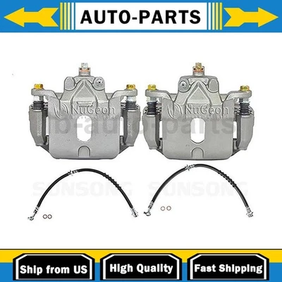 Front Brake Calipers Front Brake Hoses Line Fits 2004 Nissan Maxima - Image 1 of 4