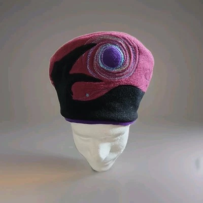 HAUTE CROW-TURE TURBAN HAT BY EVON ZERBETZ 1997.   OF - Image 1 of 4