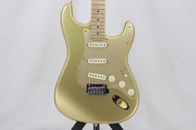 Fender American Deluxe Stratocaster Aztec Gold Made in USA 2012 Electric Guitar - Image 1 of 4