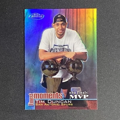 2000-2001 Topps Finest Finest Moments Refractor Tim Duncan #FM-TD - Image 1 of 4
