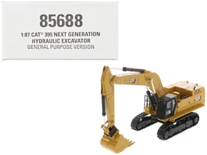 2023 CAT Caterpillar 395 Hydraulic Excavator Diecast Model with Tools 1/87 HO... - Picture 1 of 6