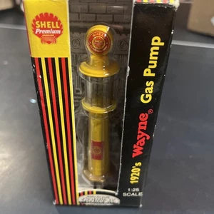 NEW GearBox Collectibles Wayne Gas Pump Replica 1:25 Shell Premium #07260 - Picture 1 of 5