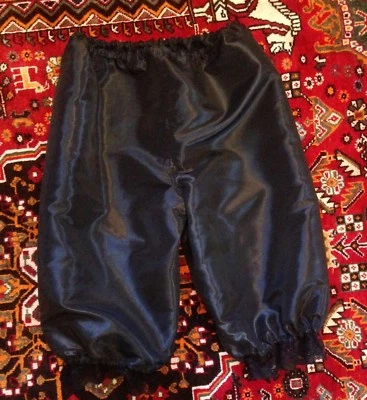 Pantalones Bloomers Hechos a Mano Estilo Victoriano Capris, Disfraz, Tafetán, Talla 4-30 Foto 1 de 2