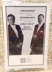 Tchaikovsky Rachmaninov Piano Concerto No. 1 & 2 Cassette Tape Bolet Montreal - Picture 1 of 7