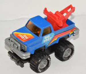 Arco Big Foot Monster Truck 4x4 Blue Diecast 1980's Friction Drive Toy Tow Truck - Picture 1 of 8