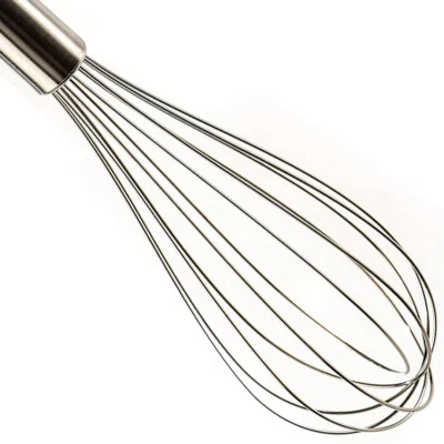 Pacote com 3 - Conjunto de batedor de arame de aço inoxidável - Batedor de ovos resistente ao calor - Imagem 1 de 4