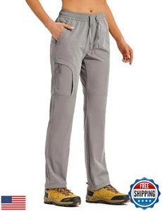 TBMPOY Women's Hiking Pants Water Resistant Lightweight Quick Dry Cargo Trave - Picture 1 of 5
