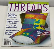 Fäden Nähen Rückenausgabe Zeitschriften 2001 November #97 TAUNTON'S Strickwaren Nähen