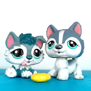 Auténtico Lote Rompecabezas Littlest Pet Shop + 2036 Husky Perro Bebé Cachorro y Mamá LPS - Imagen 1 de 3