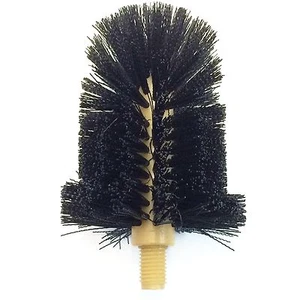 Multi-Purpose Round Valve Brush Replacement Head, Polyester Bristles 6" - Picture 1 of 7