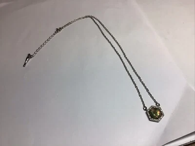 Neckace, Chloe & Isabel, Nothern lights stone surrounded by clear stones. - Image 1 of 4