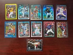2024 Topps Lot Holiday Parallels Foil Halloween Pumpkins Yellow 19 Card Lot - Picture 1 of 2