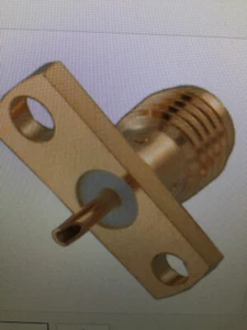 142-0296-001 CINCH/JOHNSON RECEPTACLE PANEL MOUNT 2 HOLD 142-0701-621 - Picture 1 of 1