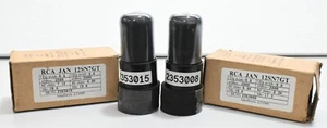 JAN 12SN7GT RCA Black Coated Glass made in U.S.A Tested Amplitrex AT1000 1MP - Picture 1 of 4
