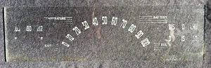 1941 1946 CHEVY TRUCK SPEEDOMETER GAUGE GLASS - Picture 1 of 2