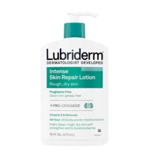 Lubriderm Body Lotion Intense Rough Dry Skin Repair 24HR Moisture Smooth 16 oz - Picture 1 of 3
