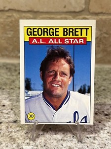 1986 Topps TIFFANY George Brett All-Star Baseball Card #714