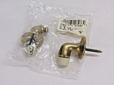 LOT OF (2) IVES #SP430 A3 FLOOR DOOR STOPS, HEIGHT 1-5/16", BASE 1-1/4" - Image 1 of 2