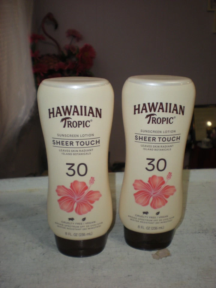 2-Hawaiian Tropic Sheer Touch Ultra Radiance Loción Protector Solar 30, Paquete de 2 05/26 Foto 1 de 1