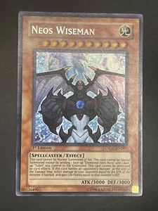 YUGIOH NEOS WISEMAN SECRET SELTENE 1. AUSGABE V. GUTER ZUSTAND CSOC-EN097 - Bild 1 von 2