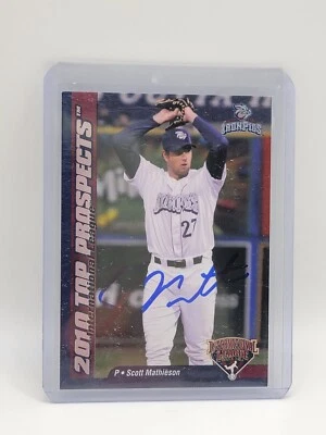2010 Top Prospects Scott Mathieson Auto Card #19 - Image 1 of 2