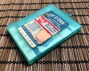 Paquete de 3 líderes de nailon cónicos Berkley Not-a-Knot vintage (década de 1960), nuevos de stock - Imagen 1 de 4
