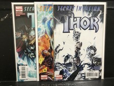 COMPLETE Secret Invasion: Thor #1 2 3 (2008 Mini-Series Marvel) Fraction