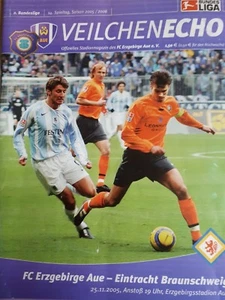 Programmheft 2005/2006 2.Bundesliga FC Erzgebirge Aue - Eintracht Braunschweig - Bild 1 von 1