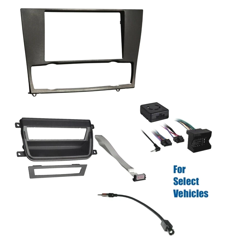 Kit de tablero de radio estéreo para automóvil 2 Din cable de bolsillo de 12 V para algunos BMW Serie 3 2006-2013 Foto 1 de 1