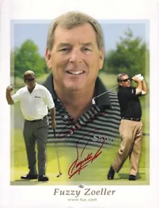 Fuzzy Zoeller Signed Photo 8" x 10" Autograph "Good Luck" - Picture 1 of 2