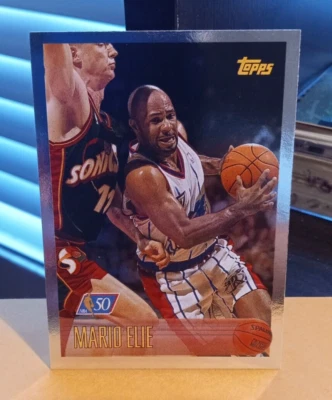 1996-97 Topps Basketball NBA 50th Mario Elie #218 - Image 1 of 2
