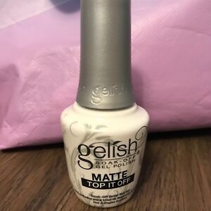 Gelish Matte Top Coat New Bottle Gel Polish Brand New