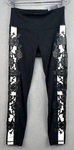 Athleta Leggings XS Petite Black Elation Rosenstreifen 7/8 eng Powervita 128 $ - Bild 1 von 12