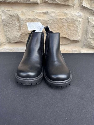 Botas nuevas con etiqueta negras antiguas azul marino talla 11 niños niñas Foto 1 de 4