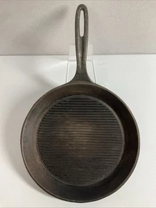 1930's Holcroft Grill / Frying Pan - Cast Iron With Ridged Base 27 cm's - Picture 1 of 11