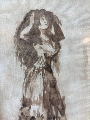 The Duchess Of Alba Combing Her Hair, Eugenio Lucas Velazquez, Romantic, Spain - Image 1 of 4