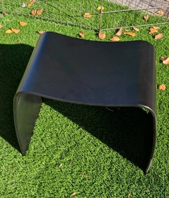 JORGEN MOLLER TABURET "M" STOOL BY ASKMAN FURN. MID CENTURY - BLACK - ORG. LABEL - Image 1 of 4