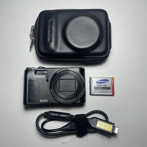 Cámara digital compacta Samsung WB500 10,2 MP probada + cargador, batería, estuche - Imagen 1 de 21