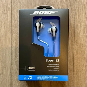 Auriculares internos de audio con cable Bose IE2 puntas StayHear nuevos en caja nuevos sellados - Imagen 1 de 6