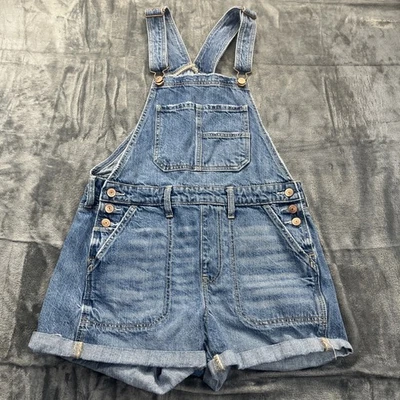 Mono American Eagle para mujer pequeño S pantalones cortos de mezclilla Tomgirl Foto 1 de 4