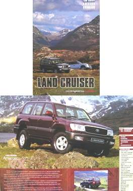Toyota Land Cruiser Colorado Amazon EX GX VX 1998-99 Original UK Sales Brochure - Image 1 of 1