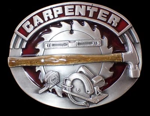 SCHREINER GÜRTELSCHNALLE SISKIYOU ZINN & EMAILLE NEU - Bild 1 von 2