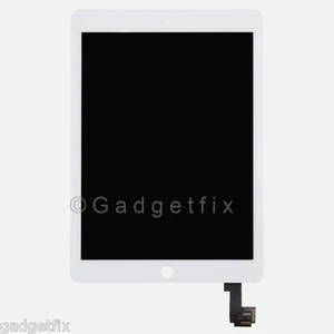 Biały ekran dotykowy Digitizer Szkło Ekran LCD Wyświetlacz do iPada Air 2 A1566 A1567 - Zdjęcie 1 z 4
